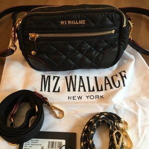 MZ Wallace Black Mini Crosby Crossbody